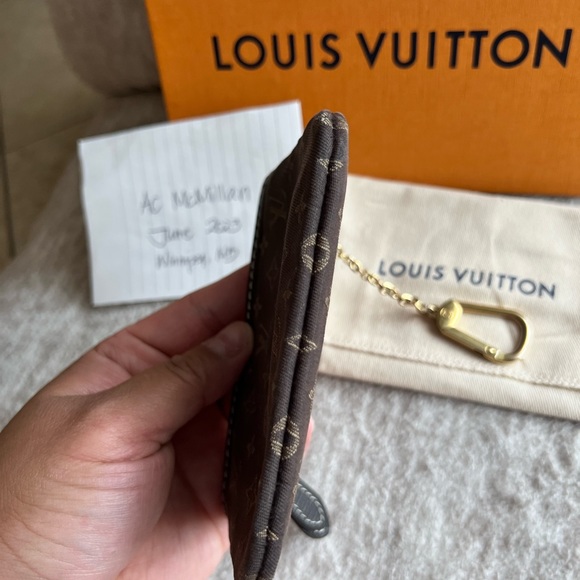 Louis Vuitton Mini Lin Key Pouch/ Cles - Picture 3 of 9